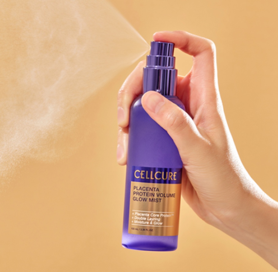 韓國代購 Cellcure 羊胎素胎盤蛋白豐盈亮澤噴霧 CELLCURE Placenta Protein Volume Glow Mist 100ml ⭐到手3件⭐