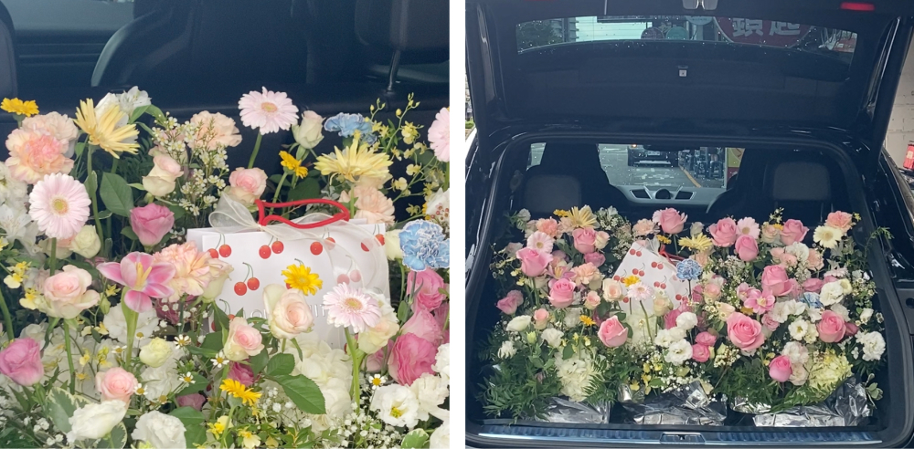 後車廂求婚佈置
