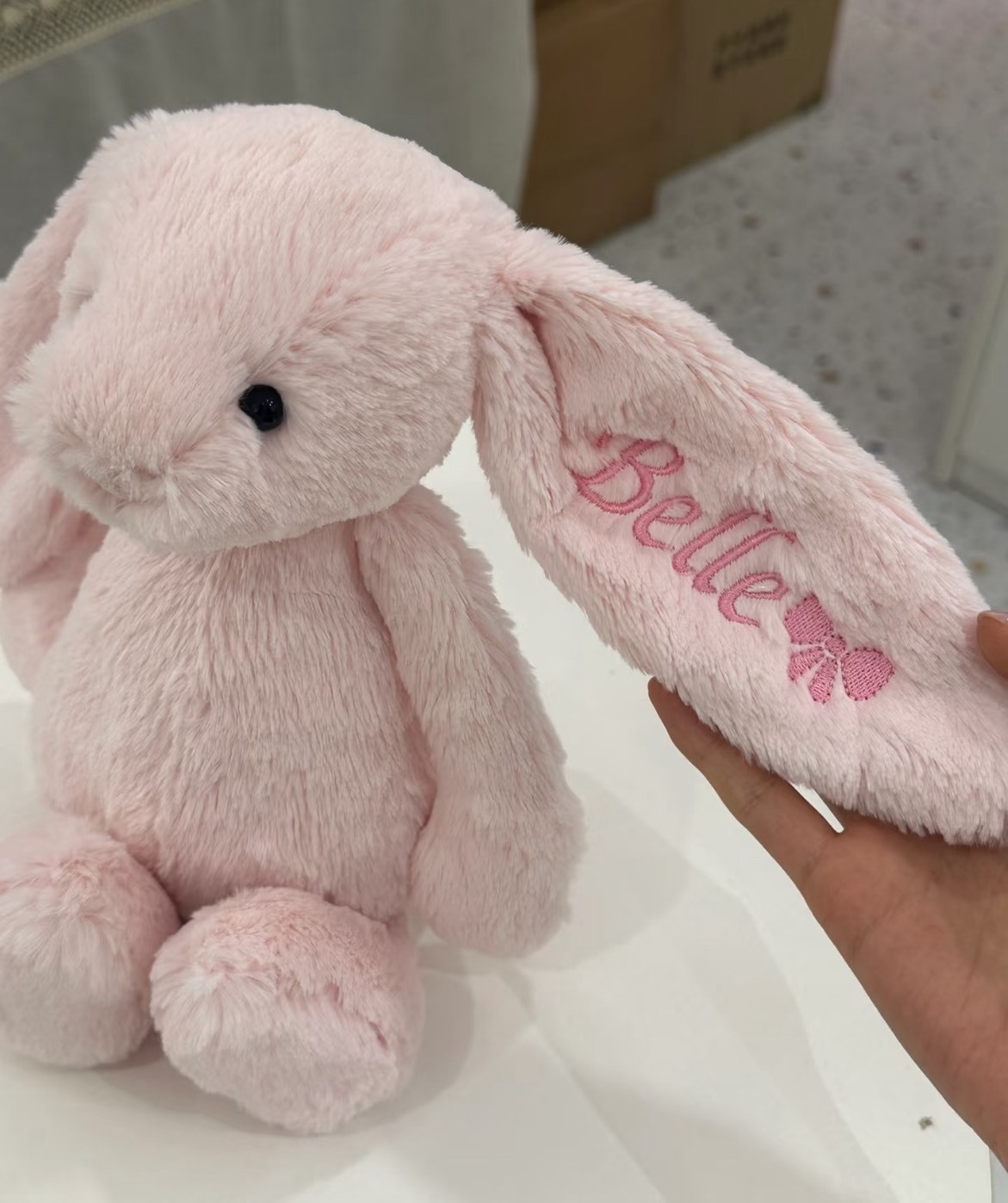 <獨一無二ONLY兔U❤️>Jellycat 客製化刺繡  經典寶貝兔