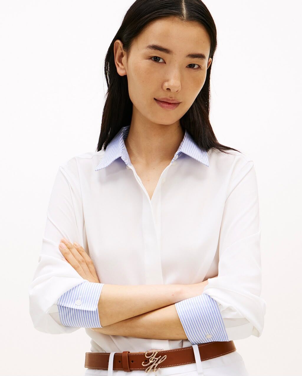 【直播】TOMMY HILFIGER LX070712 女裝長袖襯衫