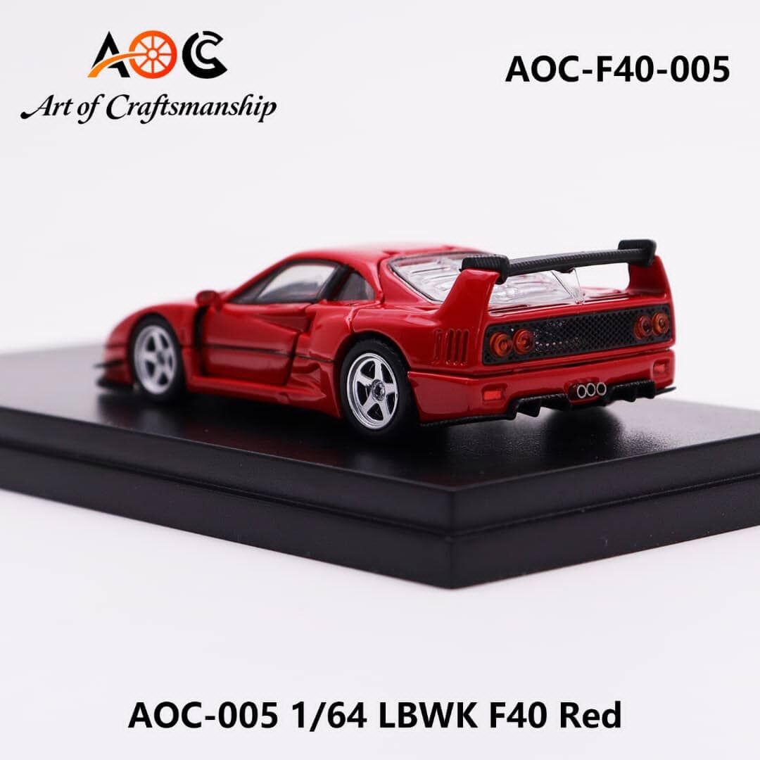 預訂:1/64 AOC Ferrari F40 Red (AOC-F40-005 )