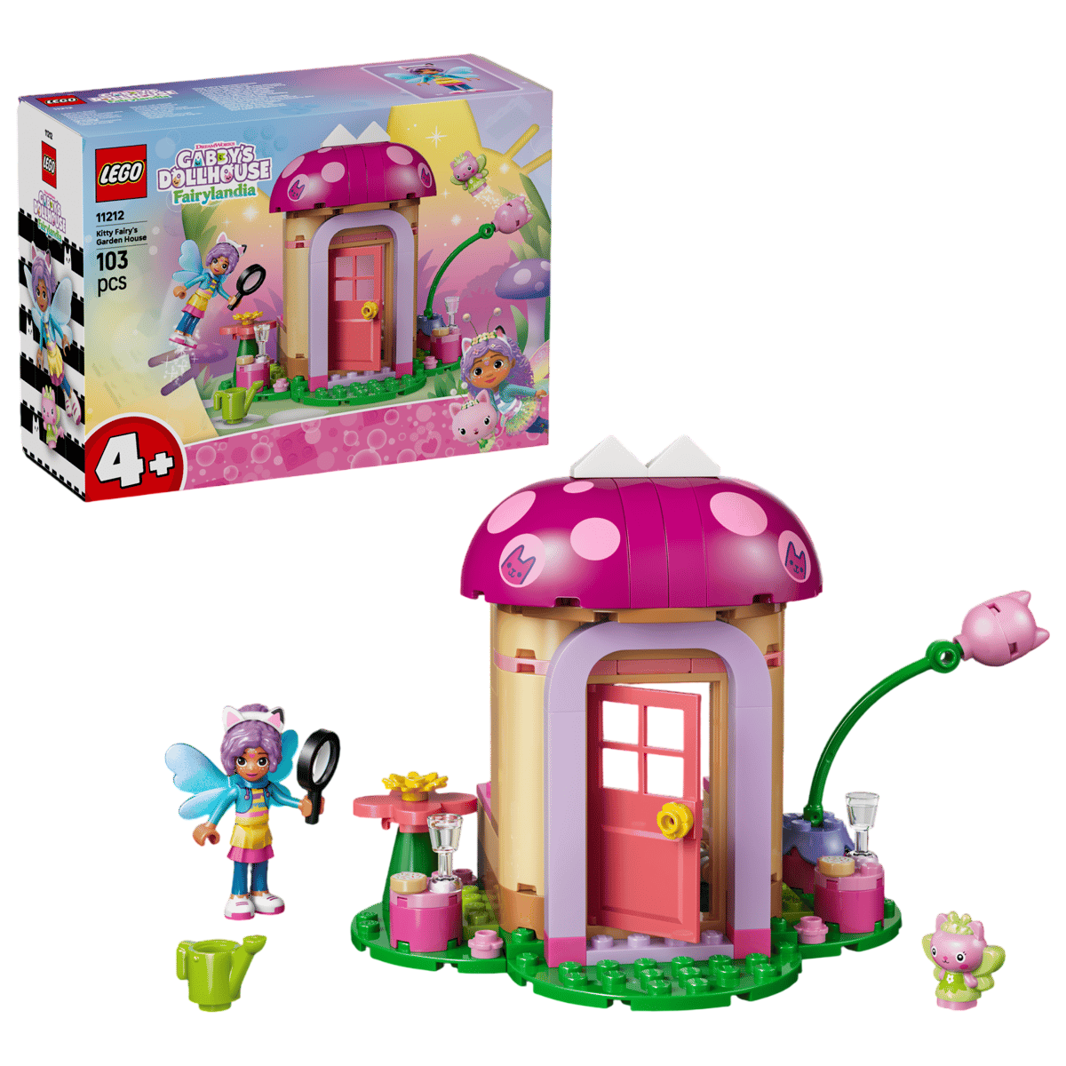 預購【LEGO 樂高】蓋比娃娃屋 精靈喵的花園小屋 11212 strc