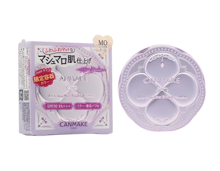 Canmake 迷你透亮美肌蜜粉餅 粉紅色限定包裝(2色) (2件$158) *折實滿$680包京東送貨上門*77live