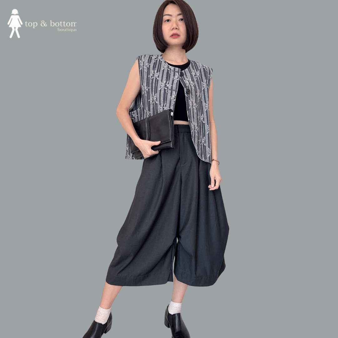 SOLID 3 QUARTER HAREM TROUSER