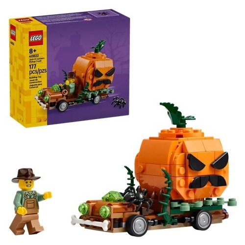 預購【LEGO 樂高】南瓜燈皮卡車 40822 strc
