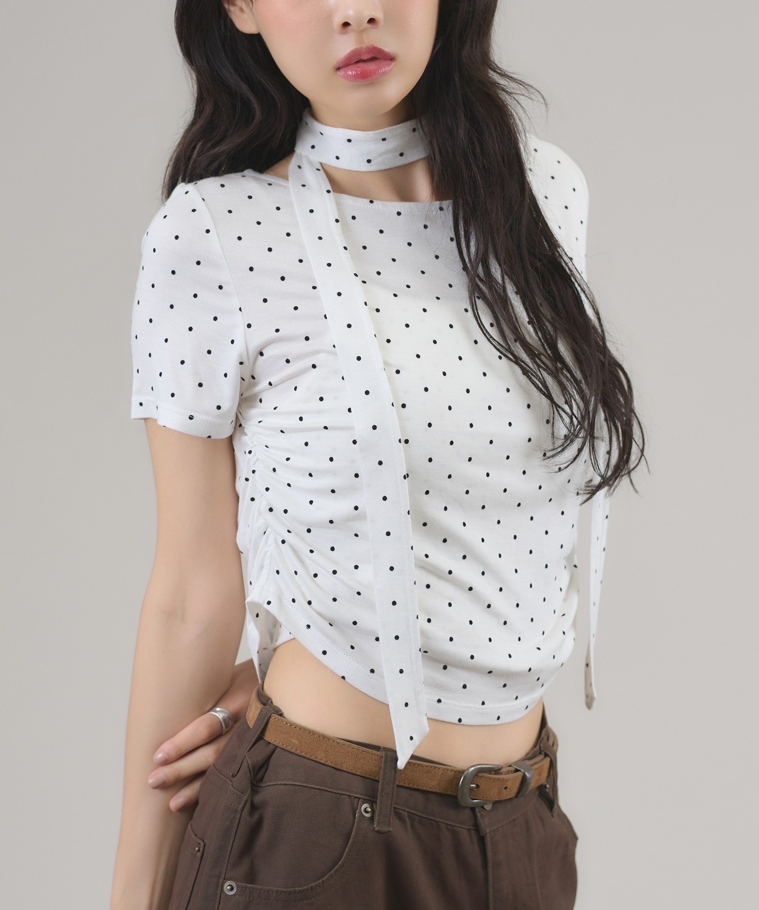 apres jour mignon / dot T-shirt