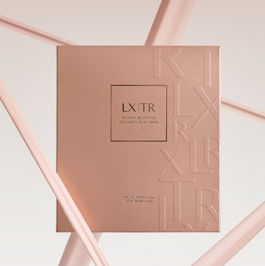 韓國代購 LXTR 膠原蛋白提拉緊緻皇牌面膜+頸膜 LXTR Signature Lifting Collagen Dual Mask 面膜4ea + 頸膜4ea ⭐買1送1⭐