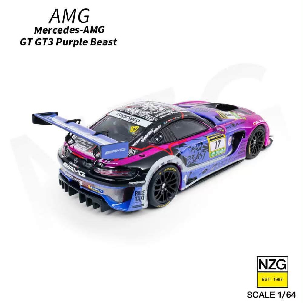 預訂:1/64 KILO Works Mercedes-AMG GT GT3 Purple Beast (114600004 )