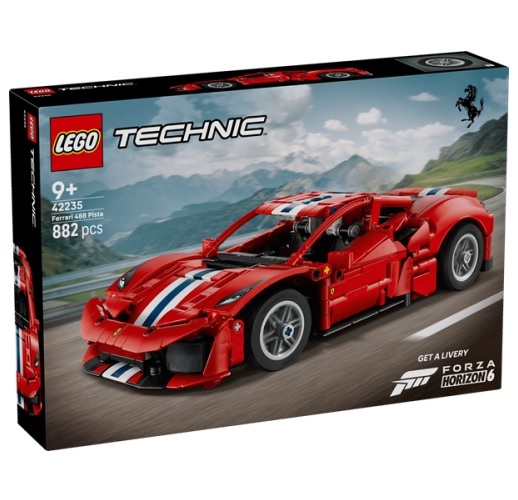 預購【LEGO 樂高】Technic Ferrari 488 PISTA 42235 strc