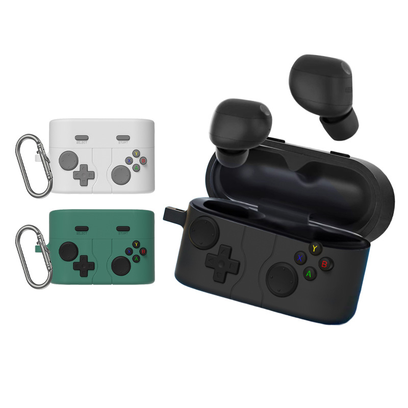 3D逼真手柄按鈕 Sony WF-1000XM6 遊戲機造型 耳機殼 矽膠軟殼 耳機防摔殼 索尼藍牙耳機殼 保護套 防丟