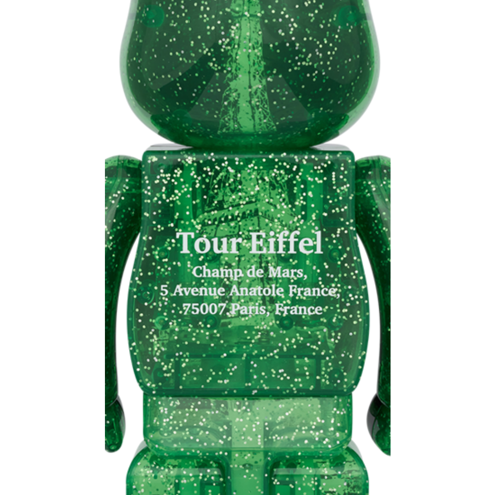 EIFFEL TOWER 100％ & 400％ GREEN DRESS Ver. BE@RBRICK