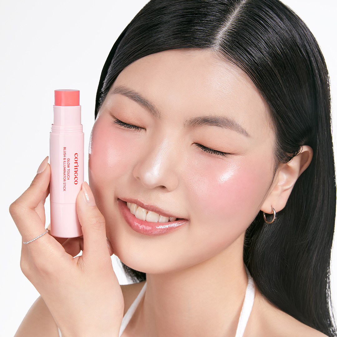 CORINGCO 光澤雙頭腮紅打亮棒