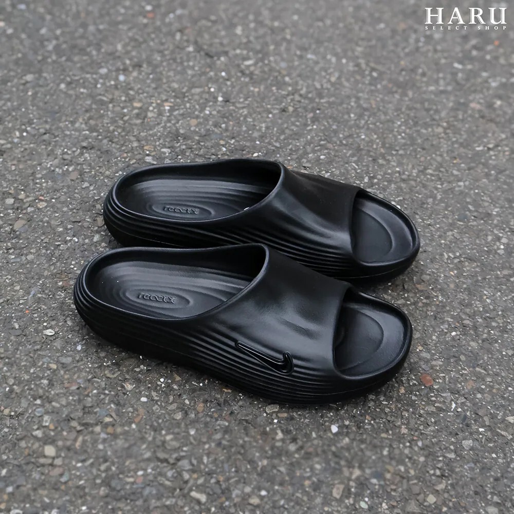 Nike ReactX Rejuven8 黑色 Q彈 高回彈 泡棉 增高 防滑 防水 科技 一體成型 恢復鞋 拖鞋 HV4479-001
