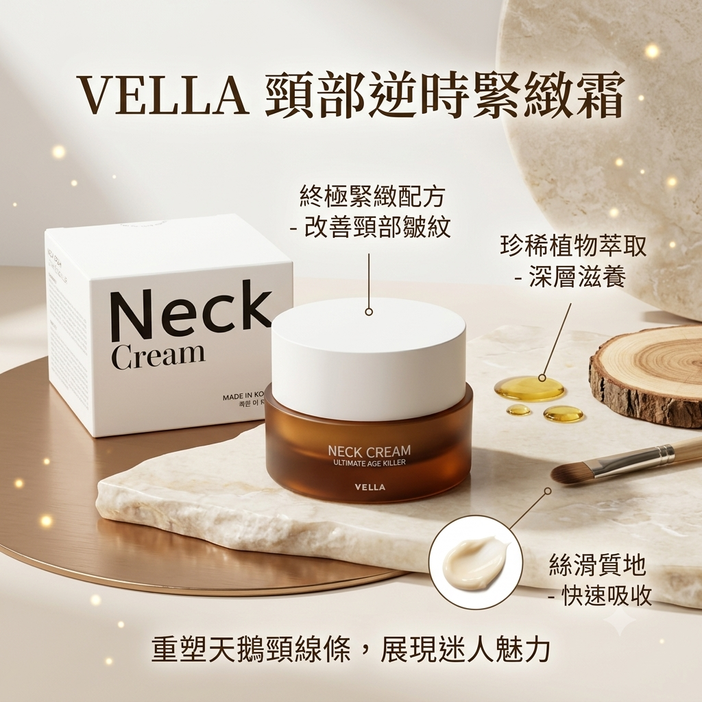 VELLA時光奇蹟小熨斗頸霜 50ml