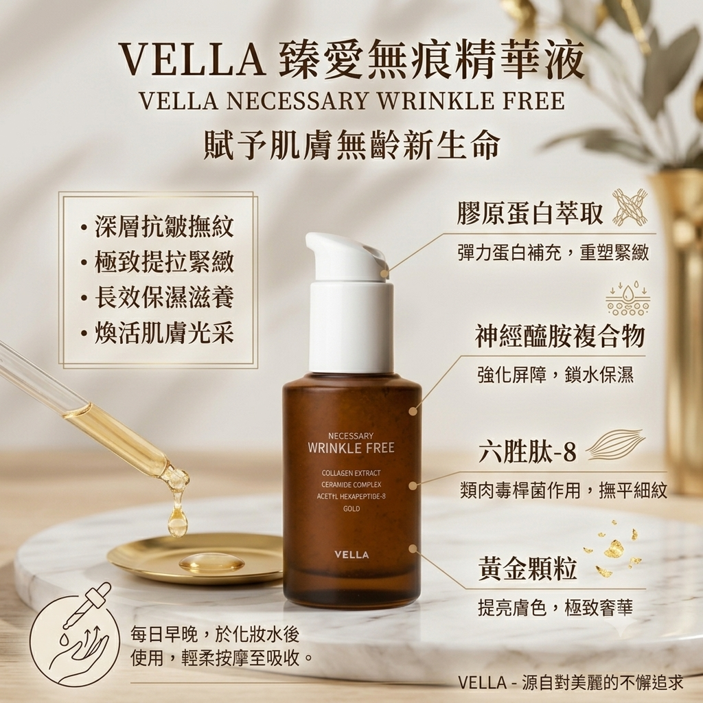VELLA 特效埋線頸部精華 50ml