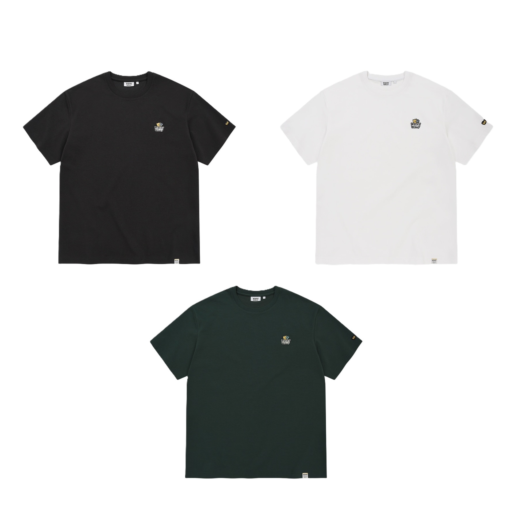 【21】Wacky Willy Double Kiki Wappen T-shirt (6個尺碼 / 3色選擇)