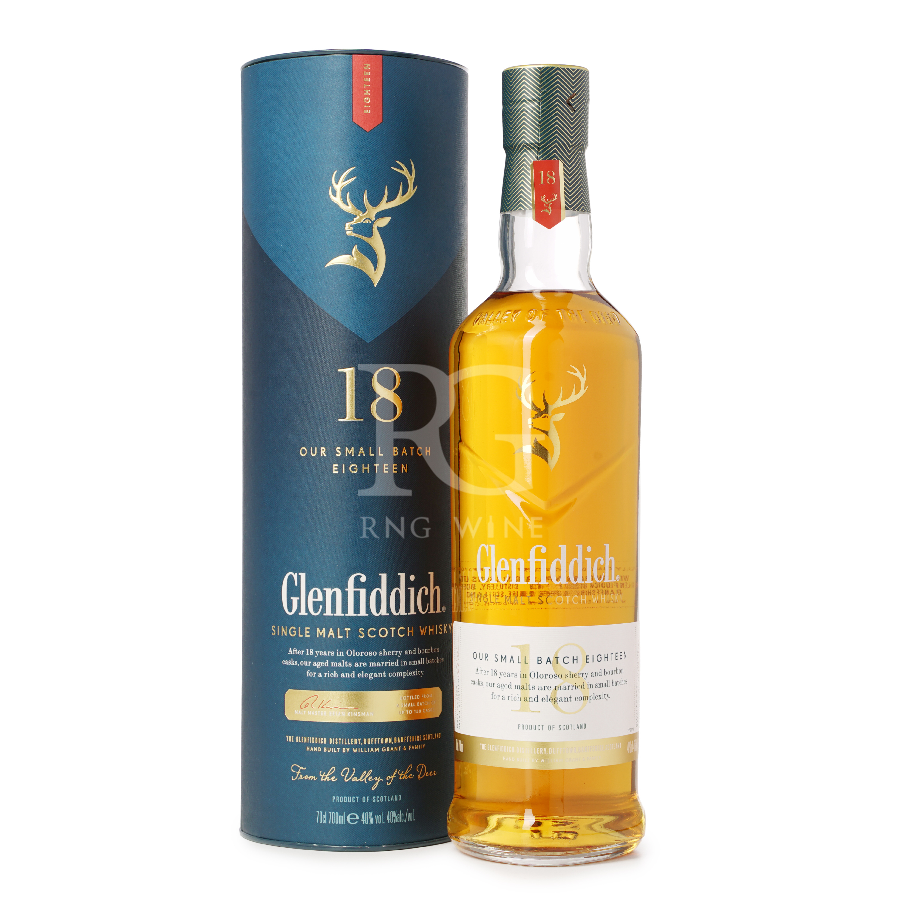 Glenfiddich 18 Year Old Single Malt Scotch Whisky