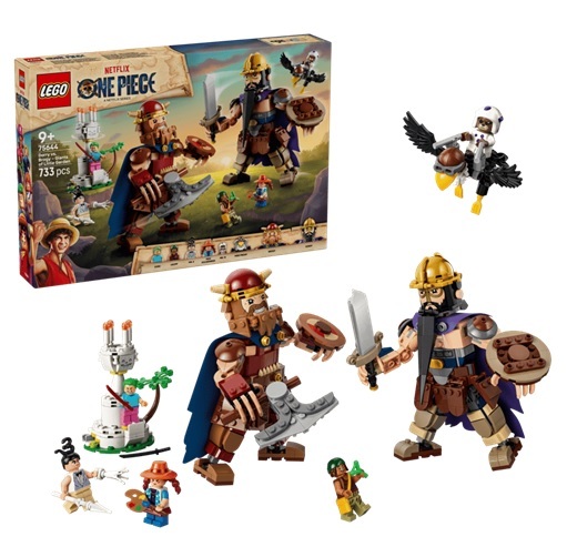預購【LEGO 樂高】航海王 多利 vs. 布洛基－小花園的巨人 75644 strc