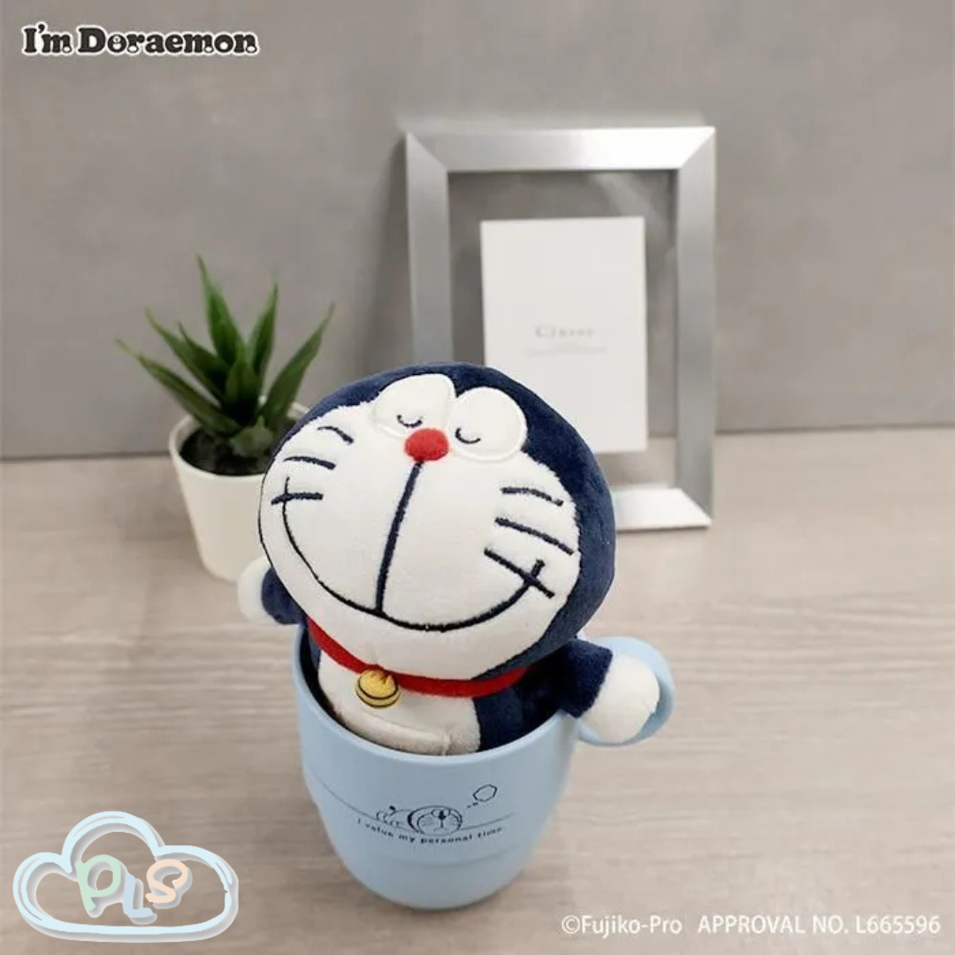 懶睡毛絨玩具 多啦A夢 Flowering  #72102-1
