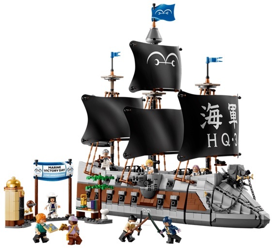 預購【LEGO 樂高】航海王 卡普的海軍戰艦 75646 strc
