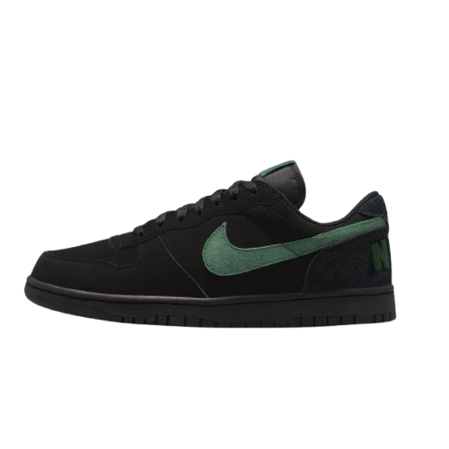 【官網限定】NIKE BIG LOW LUX 休閒鞋 男鞋 運動鞋 黑綠 854166-008 VI