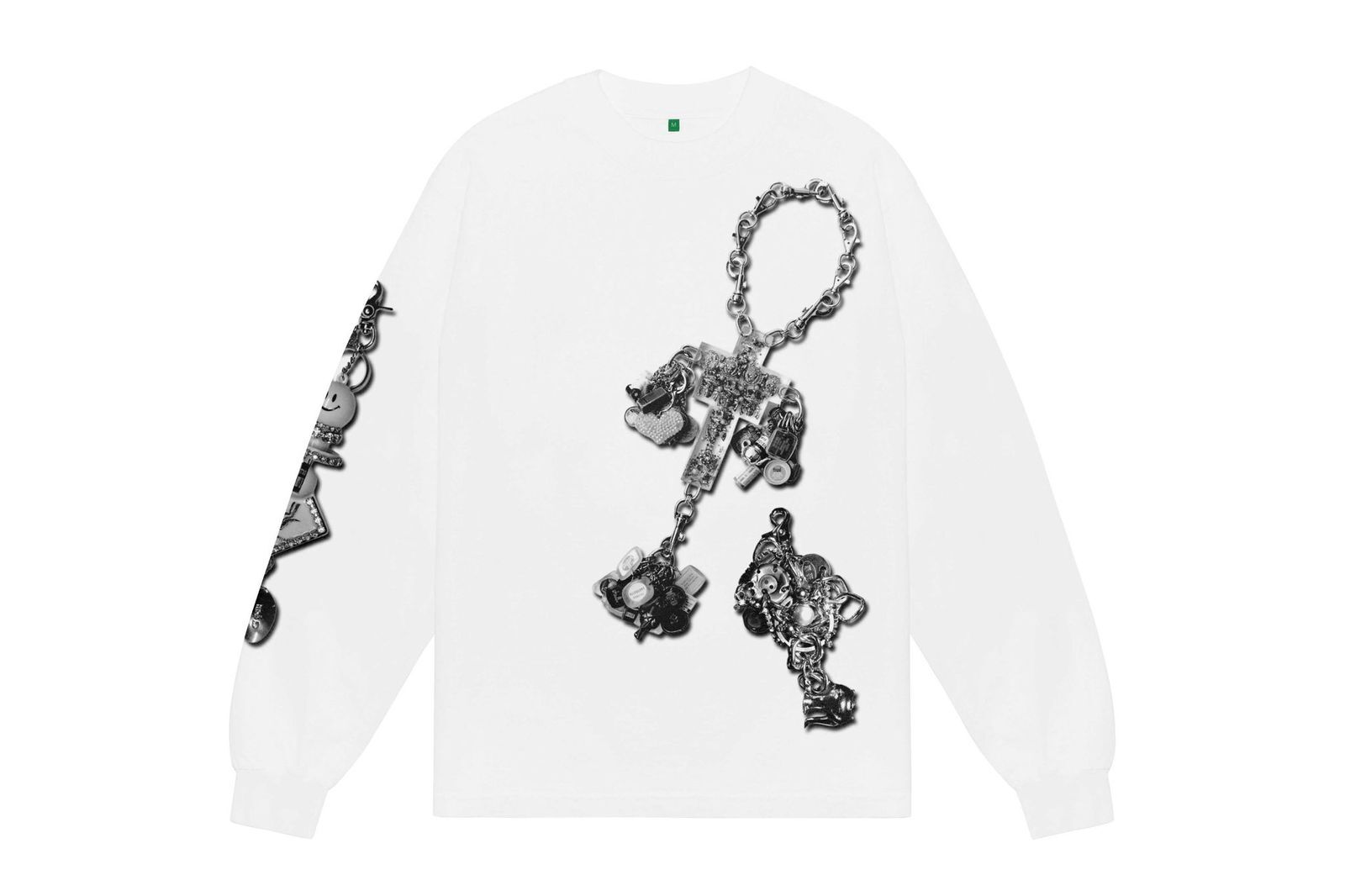 b.Eautiful "b.Eautiful x LEO GON'DO Chains LS Shirt" (White)