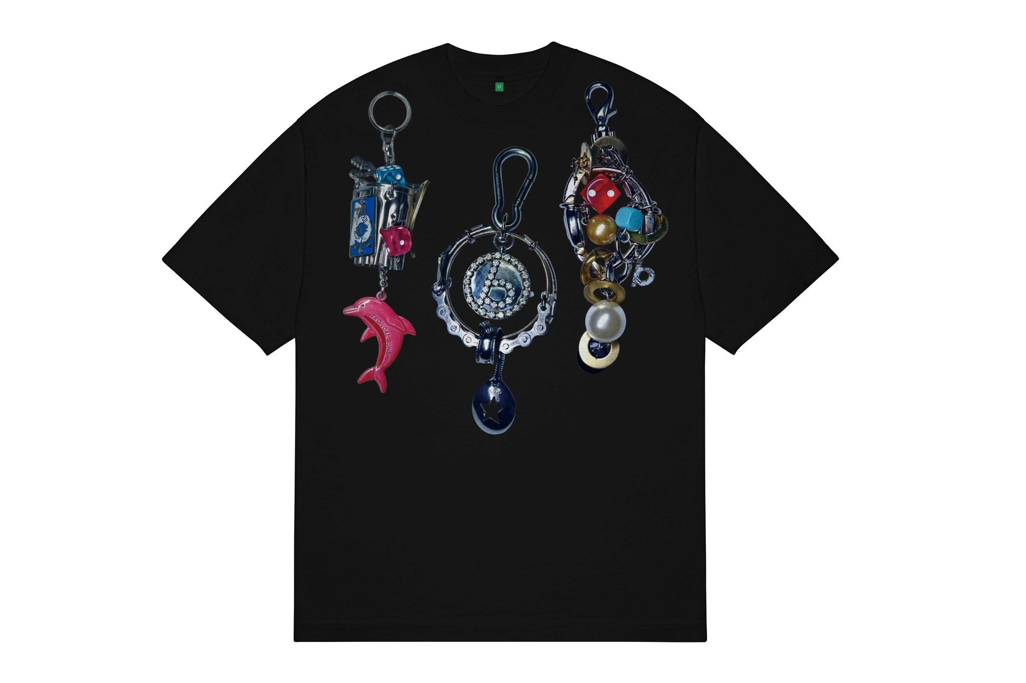 b.Eautiful "b.Eautiful x LEO GON'DO 3 Chains T-Shirt" (Black)