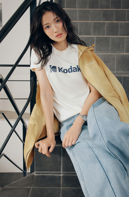 【直播】KODAK LX0708300 Essential Big Logo Askin 女裝短袖上衣(K6222LRS26)