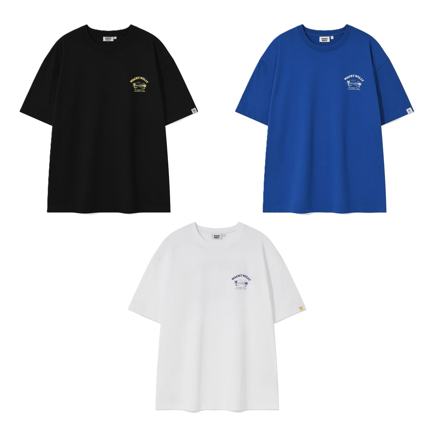 【24】Wacky Willy Beach Graphic Vacation T-shirt (3個尺碼 / 3色選擇)