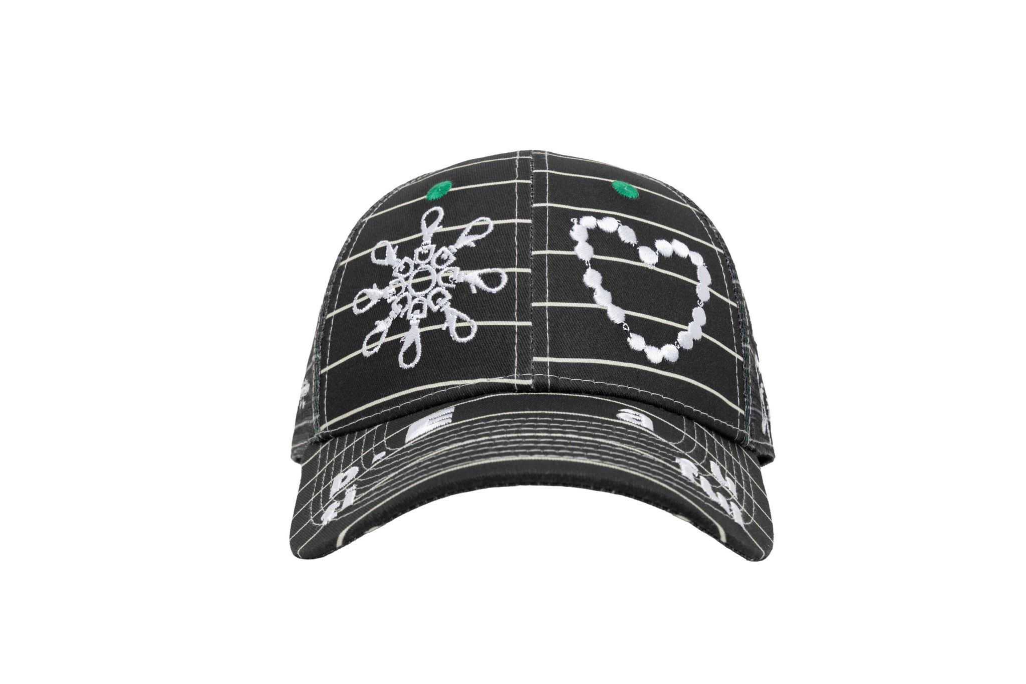 b.Eautiful "b.Eautiful x LEO GON'DO Biyu Hat" (Black Stripe / White)