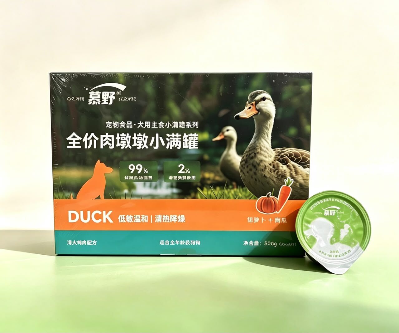 MUYE DUCK RECIPE COMPLETE WET FOOD – 50g × 6 CANS（300g）