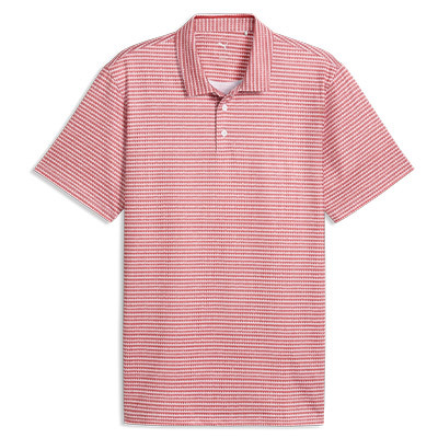 PUMA 男短袖POLO衫 #634859-01 ,橘(版型偏大)