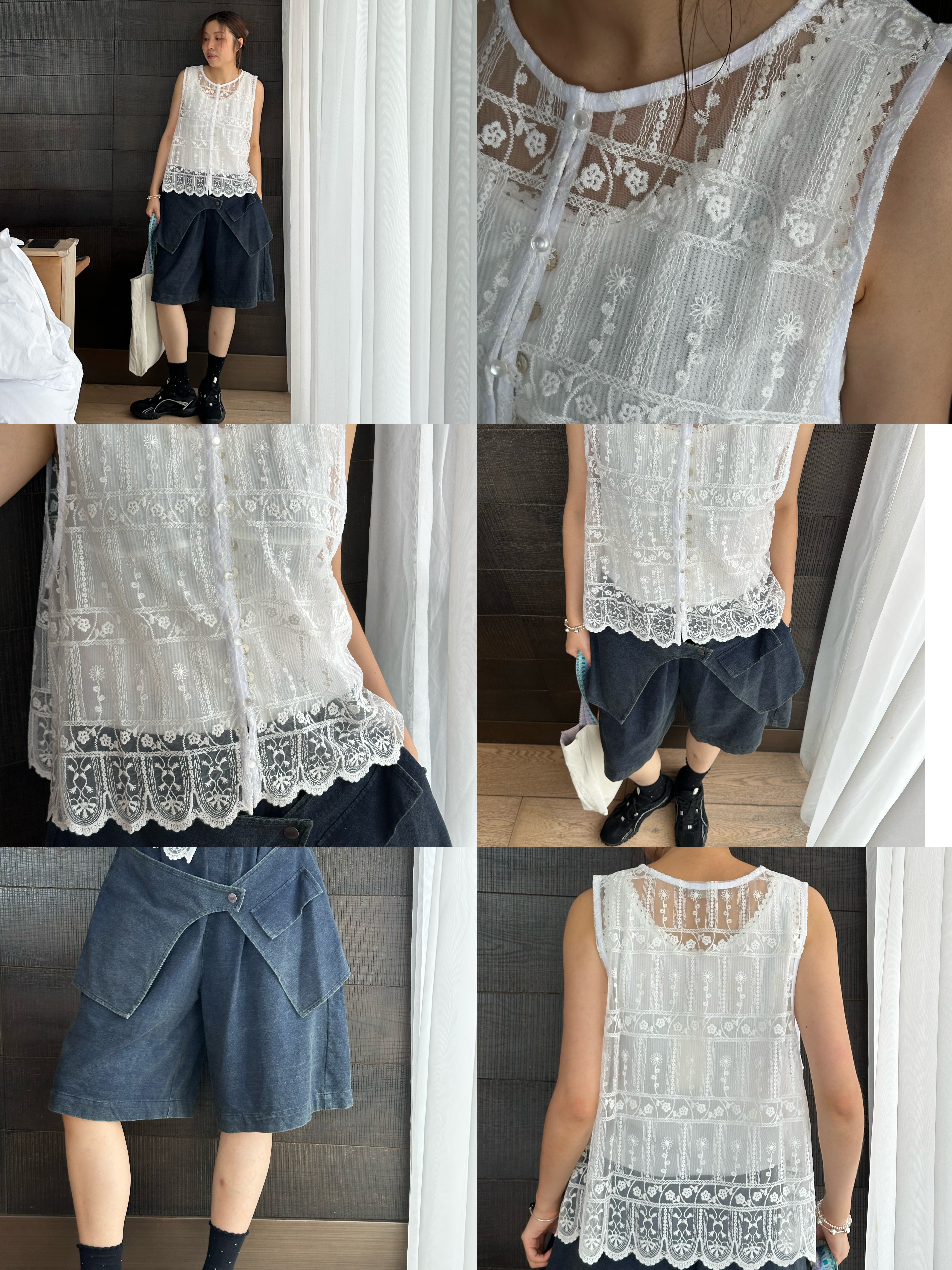 0213441a/LACE 背心46/46/23