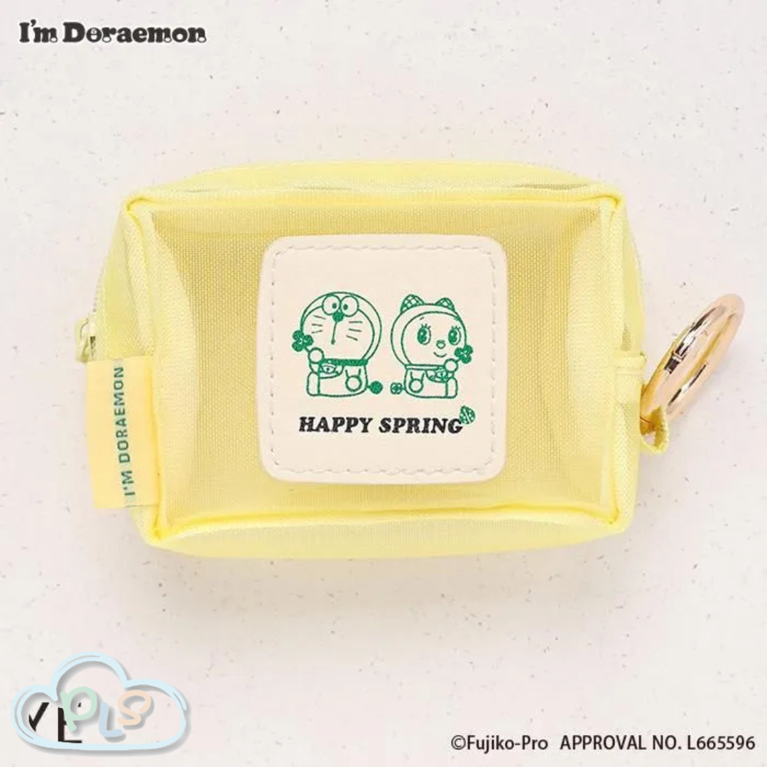 Mini Mesh Storage Bag Doraemon Flowering Green  #72107-YL