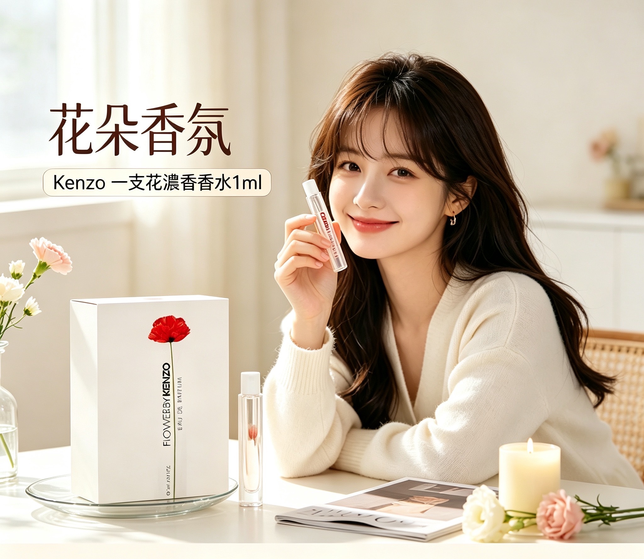 S22244 Kenzo 一枝花濃香水試管1ml