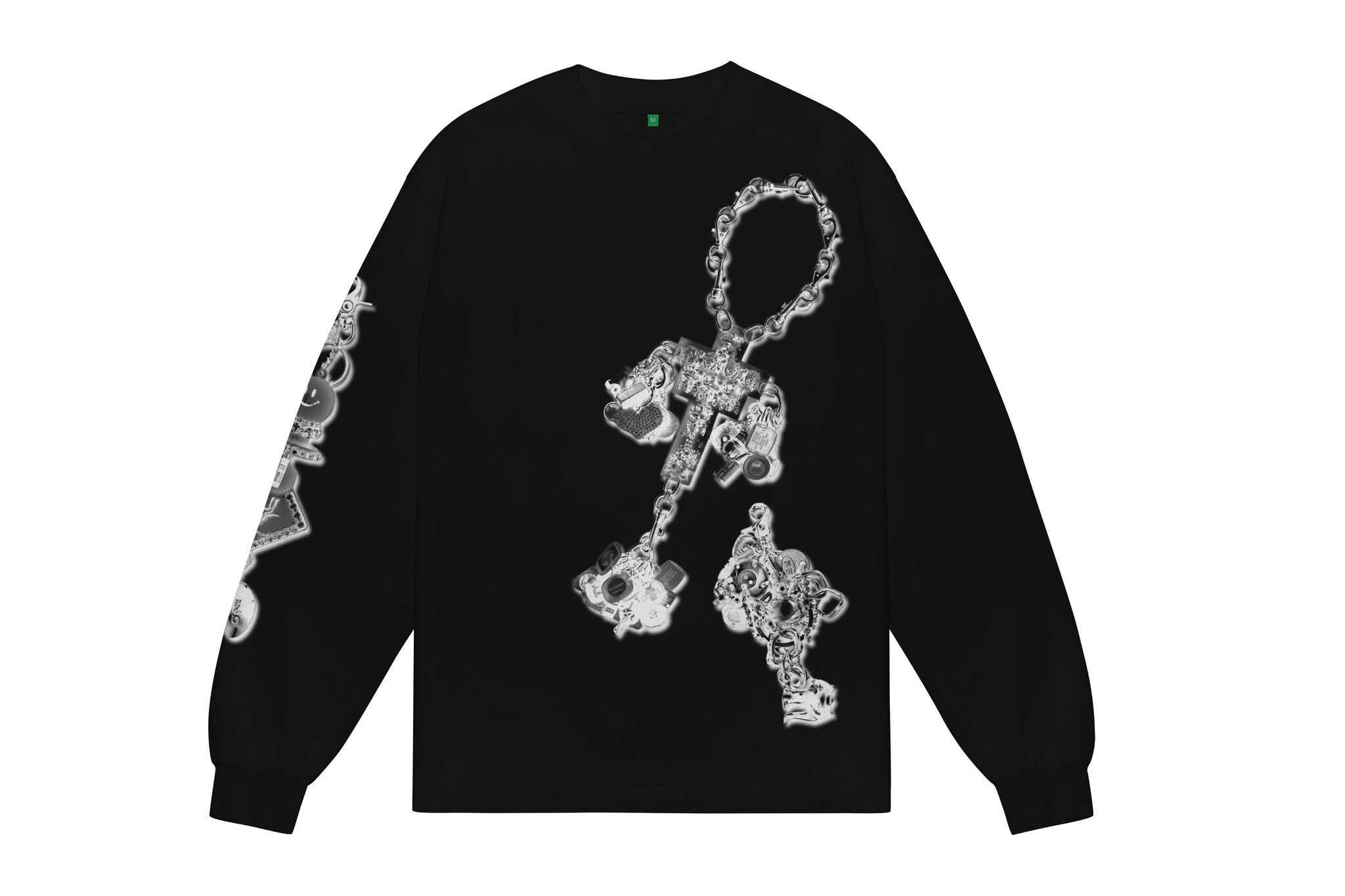 b.Eautiful "b.Eautiful x LEO GON'DO Chains LS Shirt" (Black)