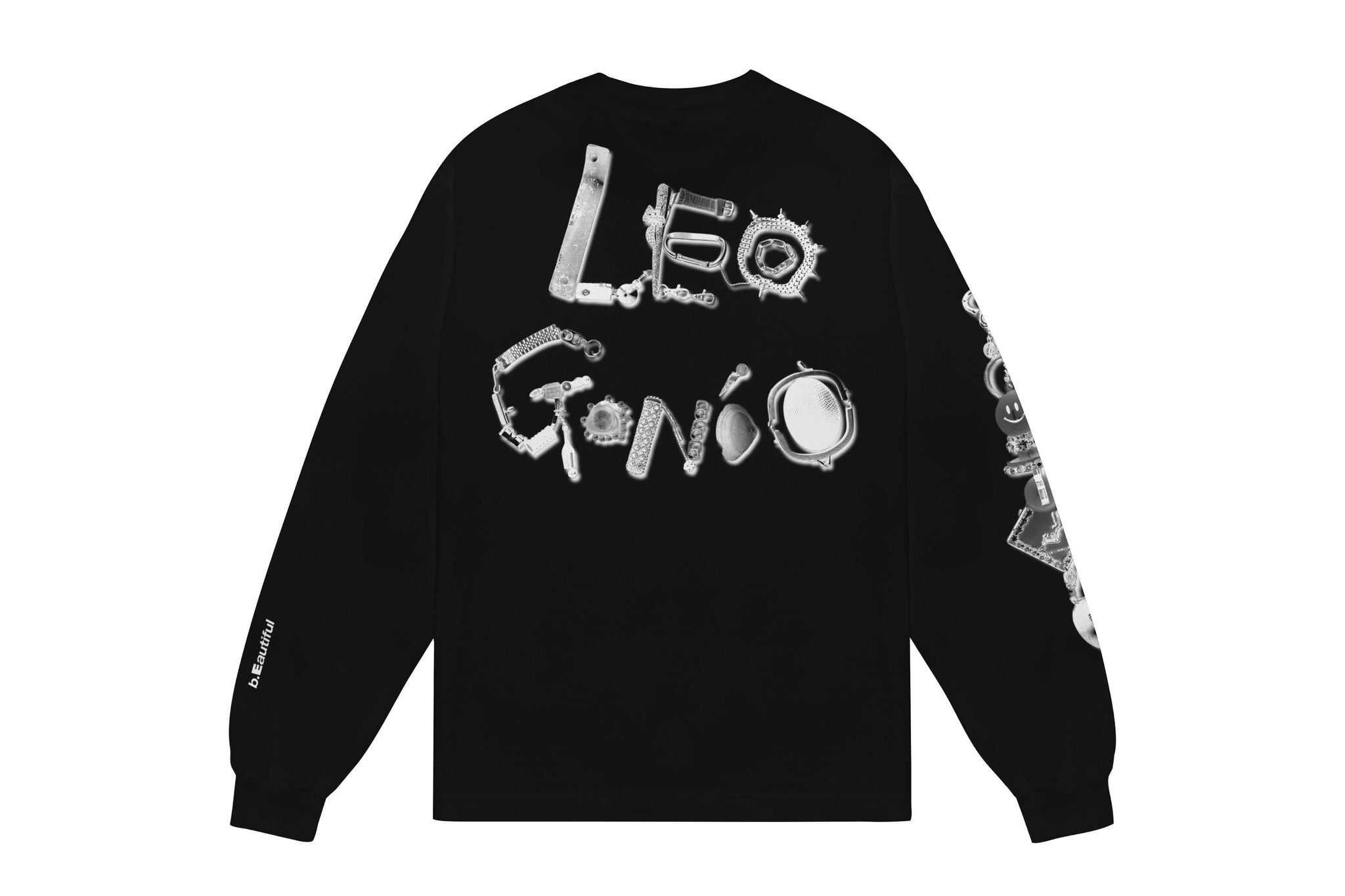 b.Eautiful "b.Eautiful x LEO GON'DO Chains LS Shirt" (Black)