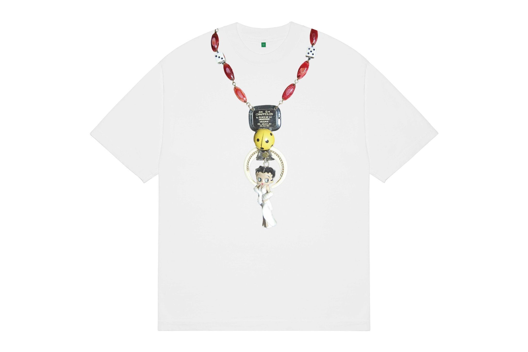 b.Eautiful "b.Eautiful x LEO GON'DO Smile T-Shirt" (White)