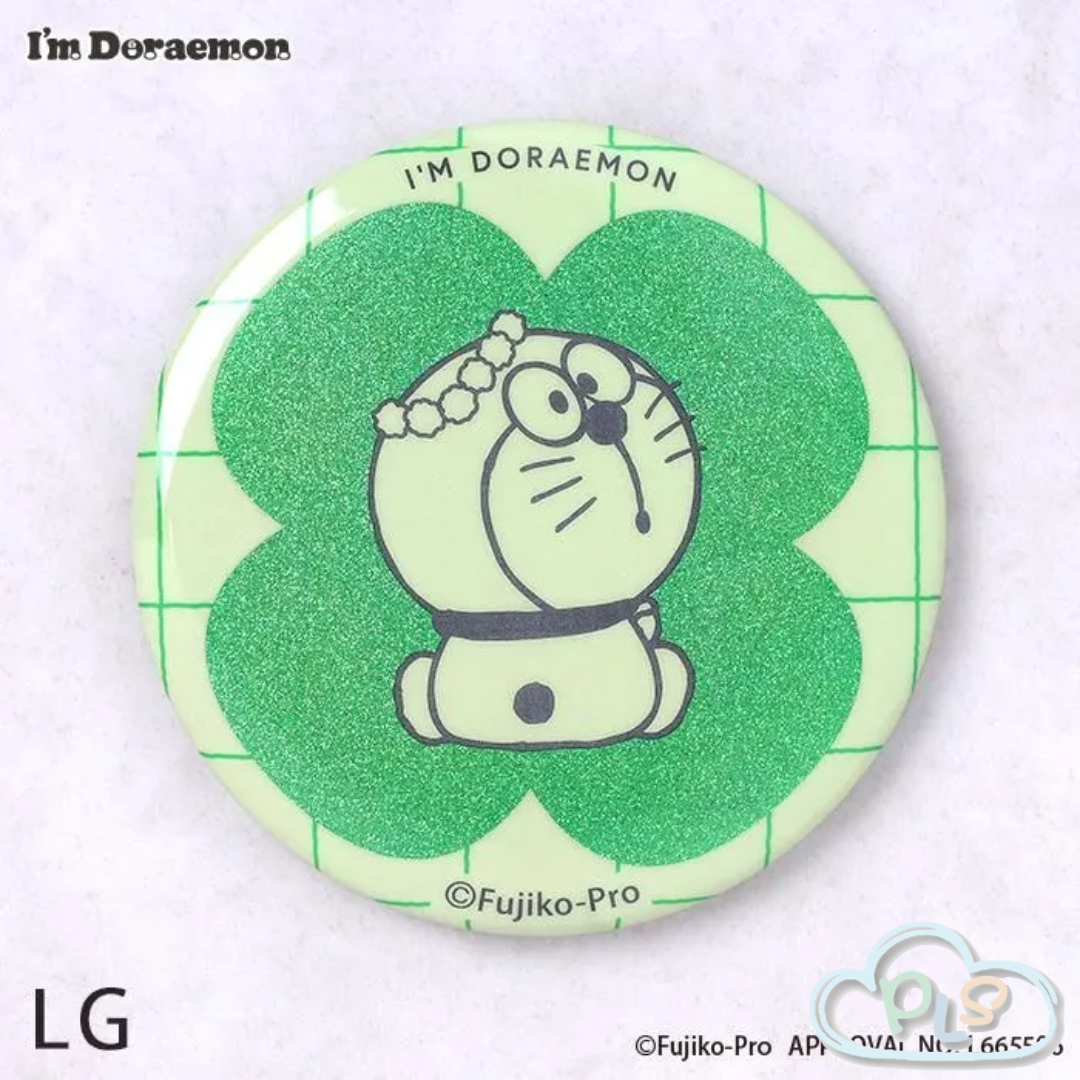馬口鐵隨身鏡 多啦A夢 Flowering Green  #72109-LG