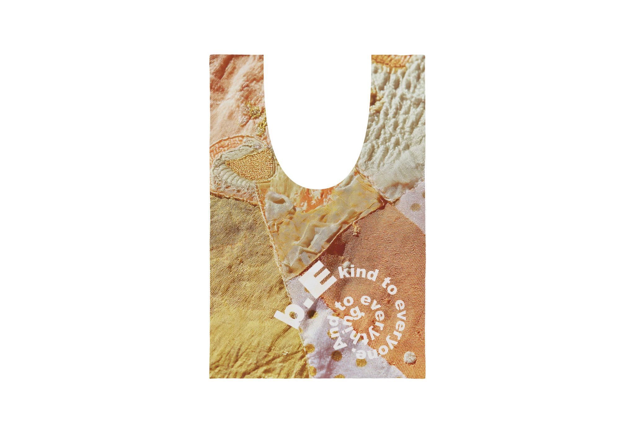 b.Eautiful "Mix Fabric Reusable Bag Mini" (Yellow)