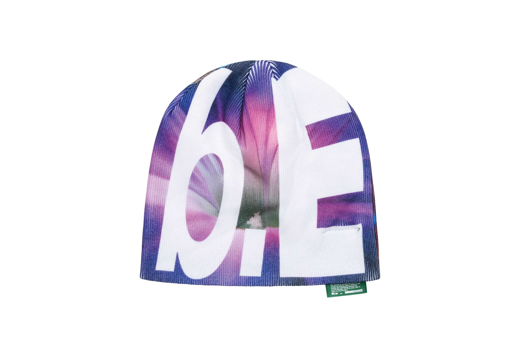 b.Eautiful "Fish Flower Beanie" (Brown / Purple)