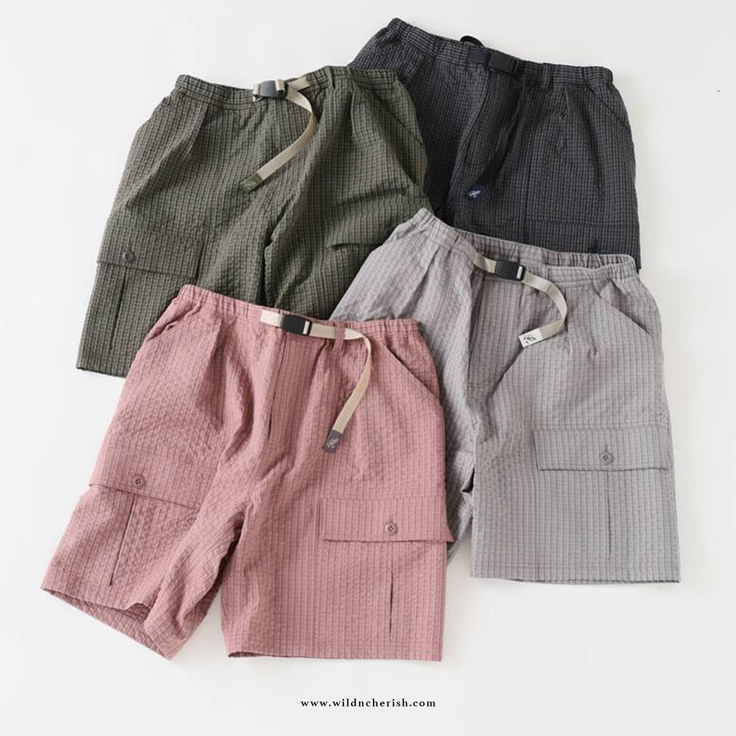 預訂 | Gramicci Seersucker Check Shorts 泡泡紗格紋攀岩短褲