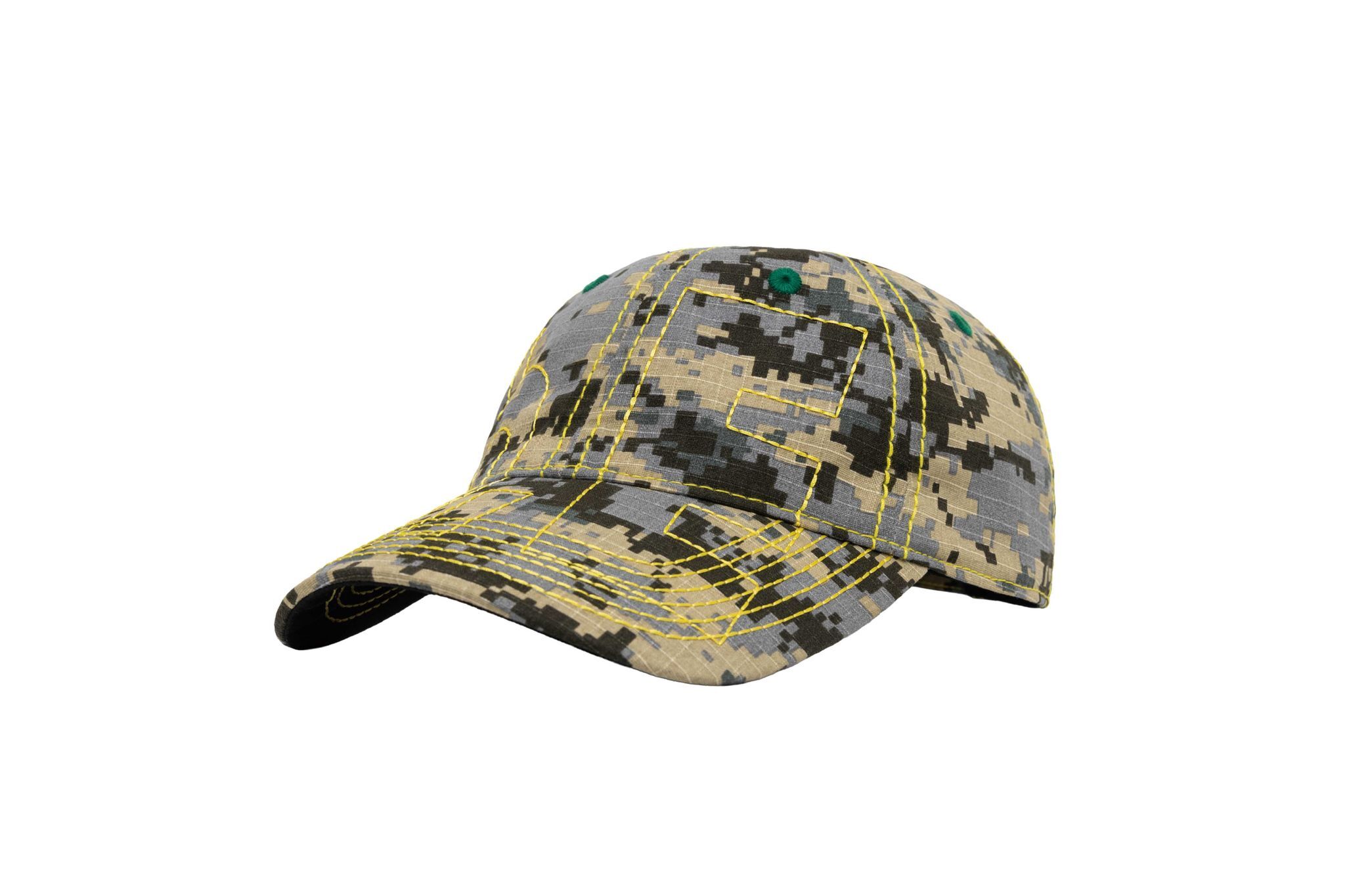 b.Eautiful "Vapor 6 Panel Hat" (Mojave Digicamo / Yellow)