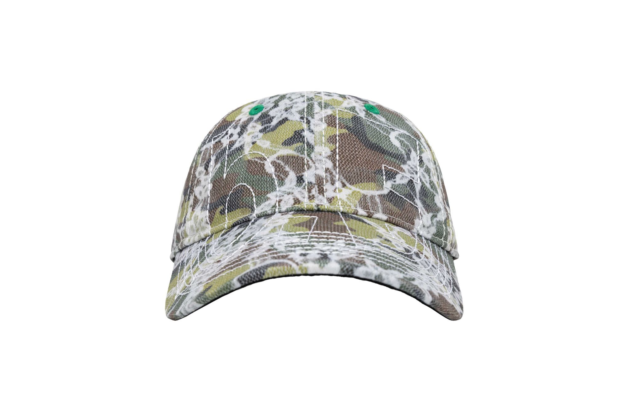 b.Eautiful "Vapor 6 Panel Hat" (Lace Camo / White)