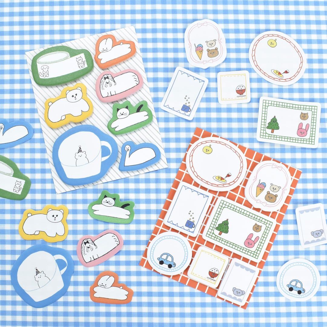 日本PAPIER PLATZ．Nico Recipe 迷你便利貼 共2款