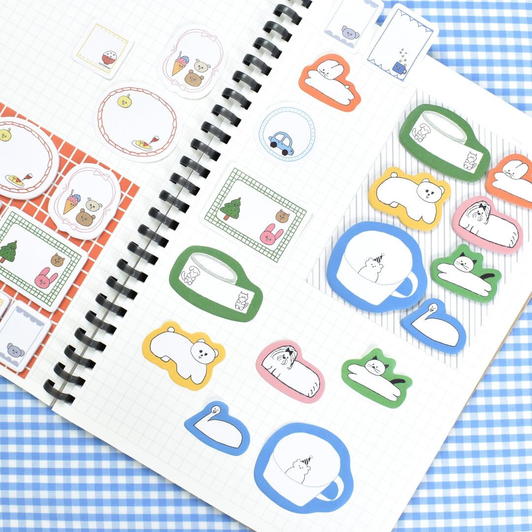 日本PAPIER PLATZ．Nico Recipe 迷你便利貼 共2款