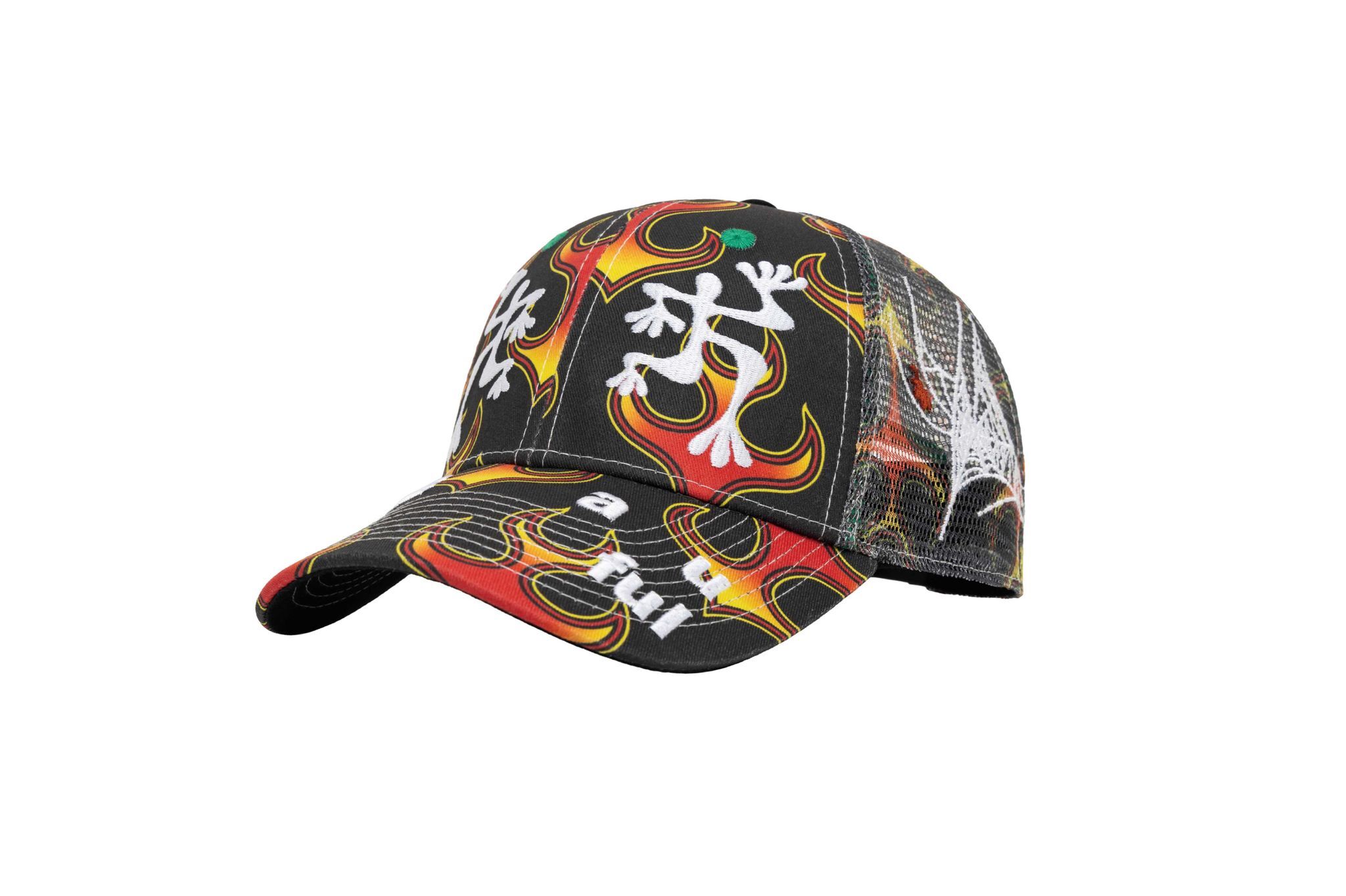 b.Eautiful "Biyu Hat" (Red Flame / Black)