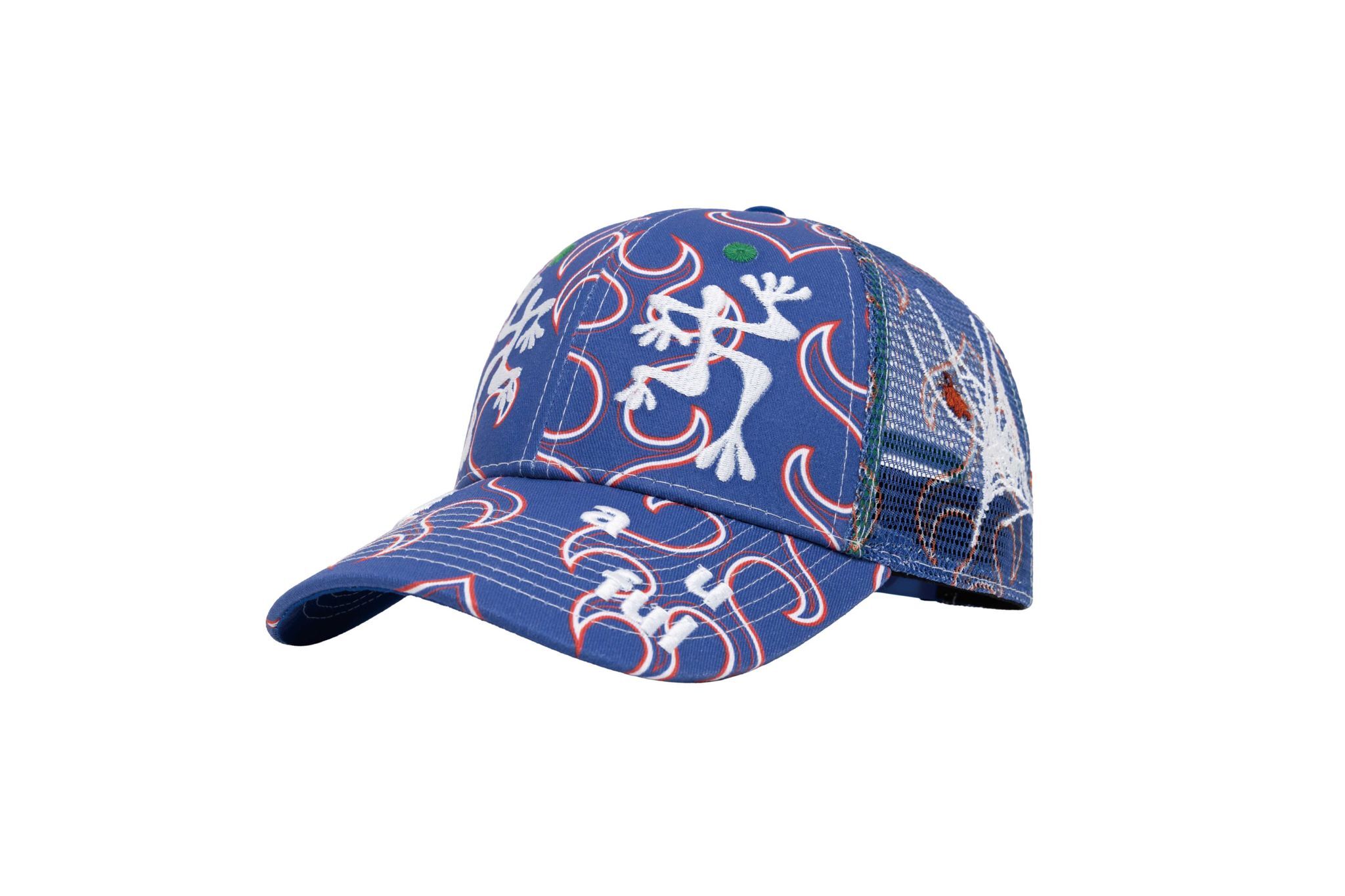 b.Eautiful "Biyu Hat" (White Flame / Blue)