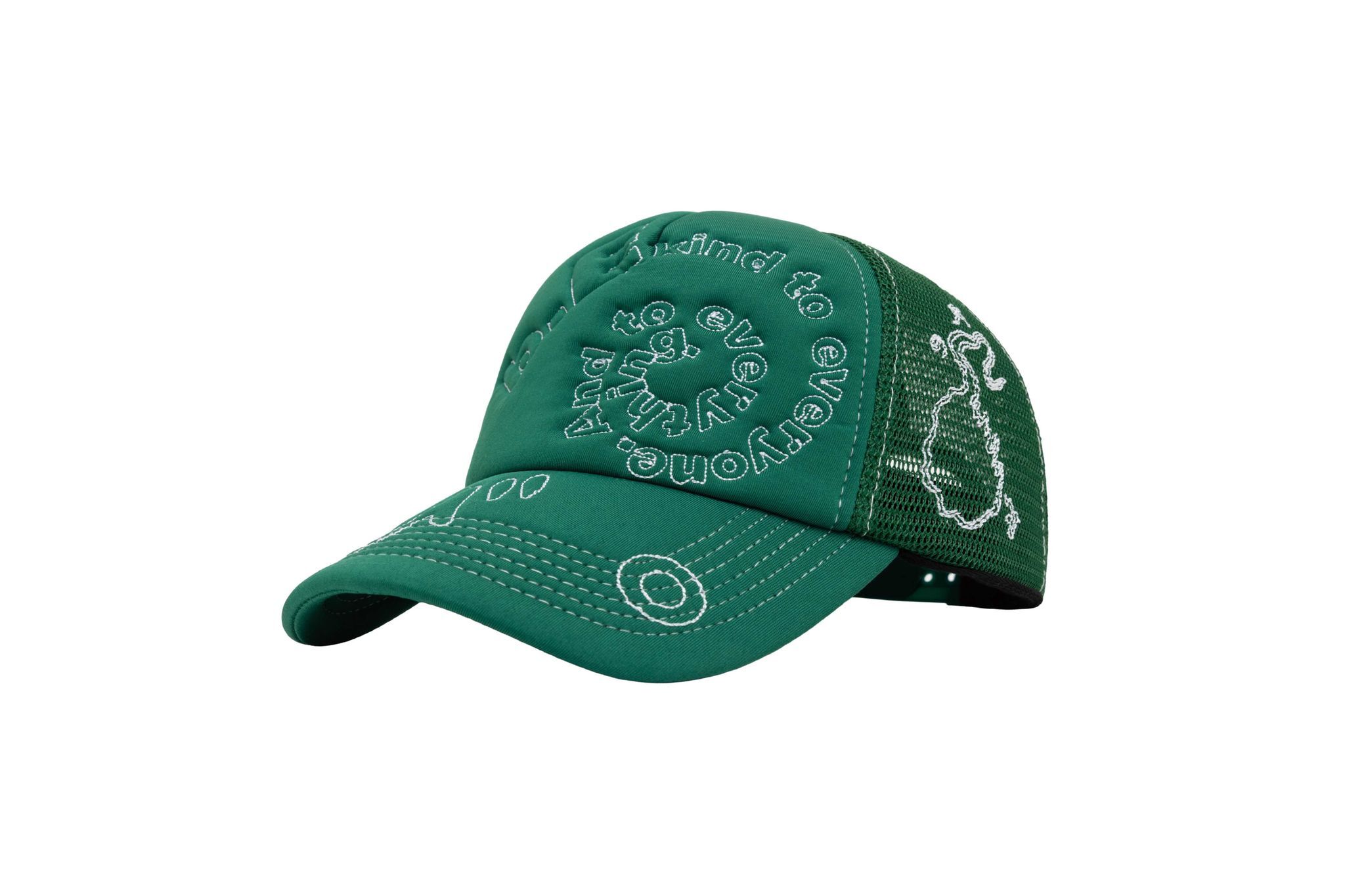 b.Eautiful "Bi Foam Trucker Hat" (Green / White)