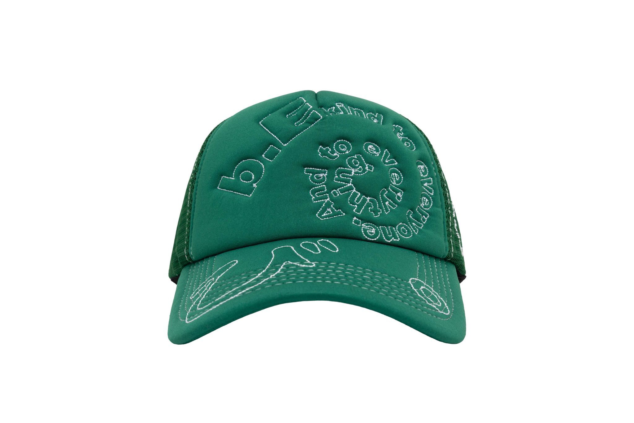 b.Eautiful "Bi Foam Trucker Hat" (Green / White)